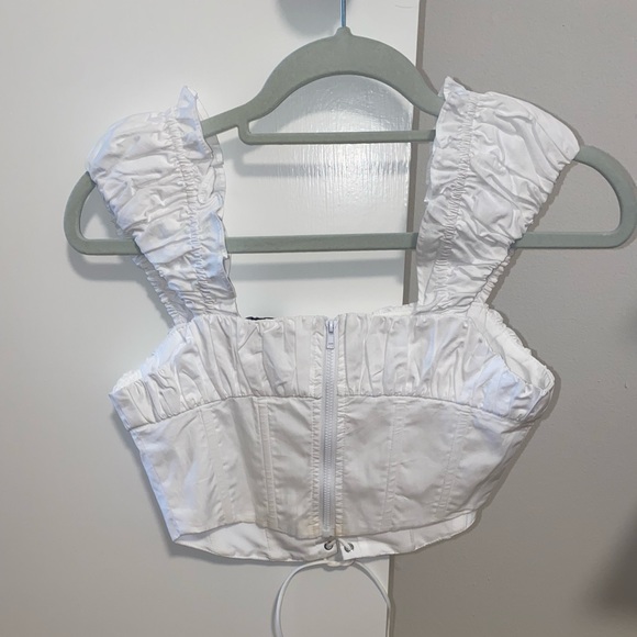 NWT Forever 21 Lace-up Corset Top - Picture 5 of 12